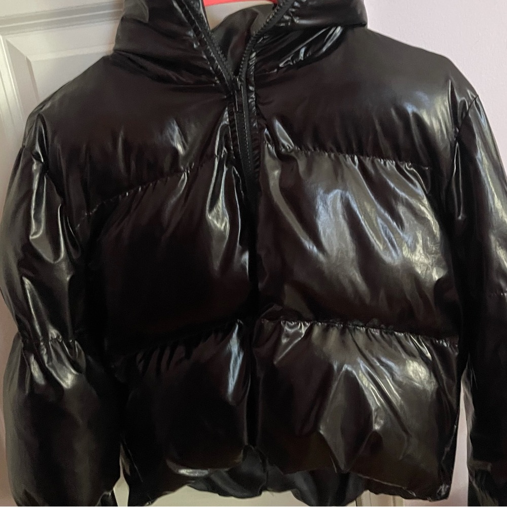Shein cropped puffer